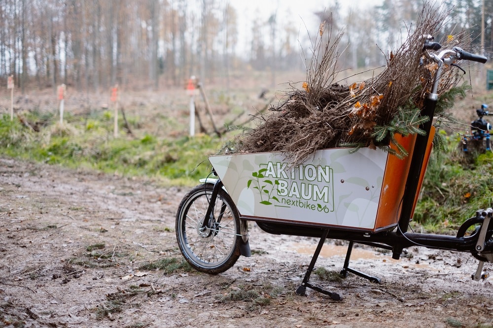 Aktion Baum Pflanzfahrrad